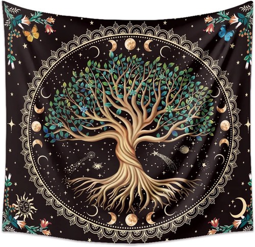 Tree life wall tapestry - of,