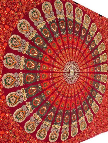 Mandala indian cotton bedroom - mandala,
