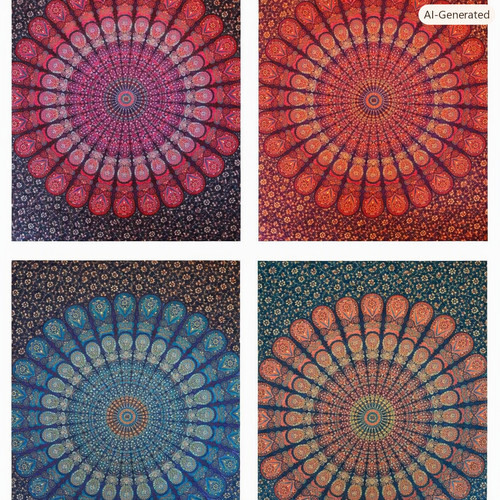 Indian tapestry wall hanging - tapestry,