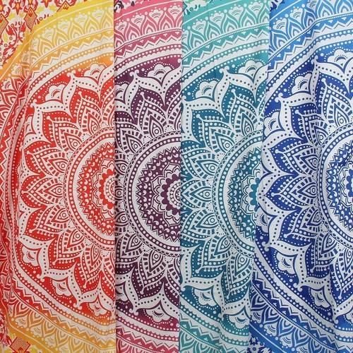 Mandala tapestry wall hanging - mandala,