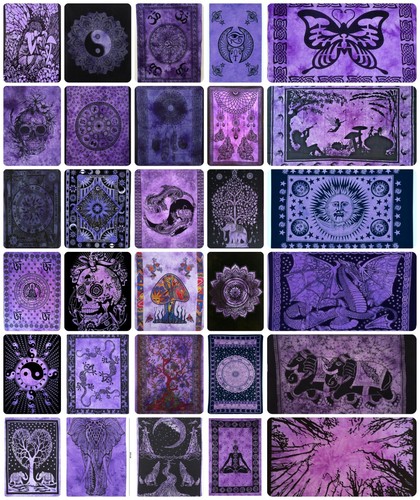 Purple wall hanging tapestry - purple,