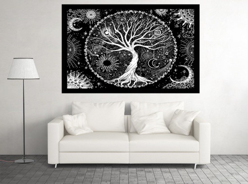 Tree life wall - hanging, sun