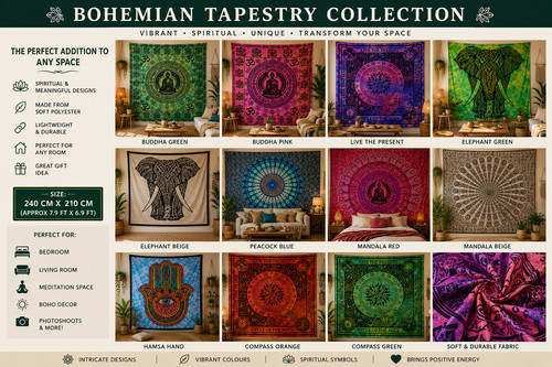 Extra large mandala tapestry - large,