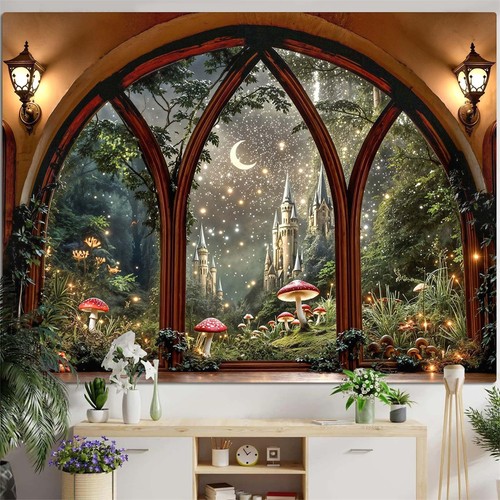 Ultra large castle - castle, window