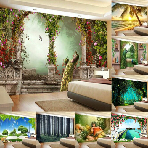 Large forest wall hanging - forest,